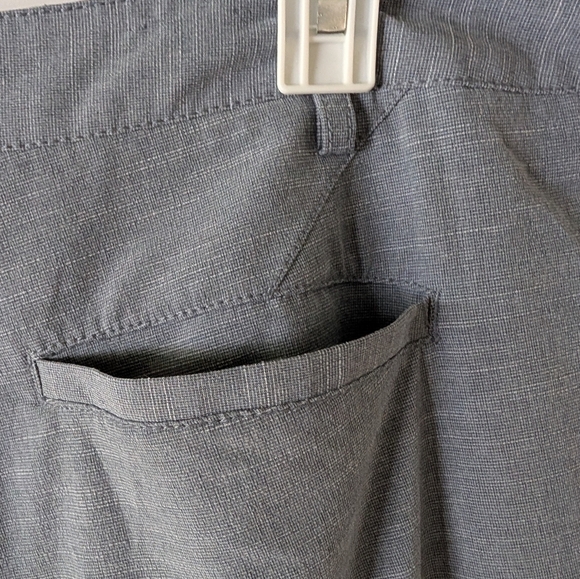 7 Diamonds Performance Charcoal Flat Front Shorts W36 - Picture 5 of 6